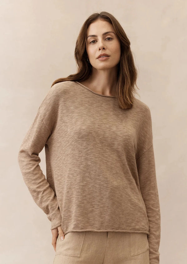 Nellie Top-Taupe