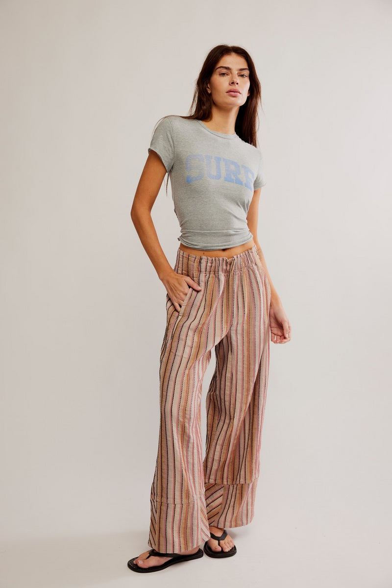 Day's End Stripe Pants - Neutral Combo