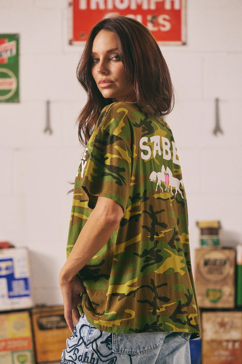 We Dont Hide The Crazy Regular Fit Tee - Camo PRE ORDER