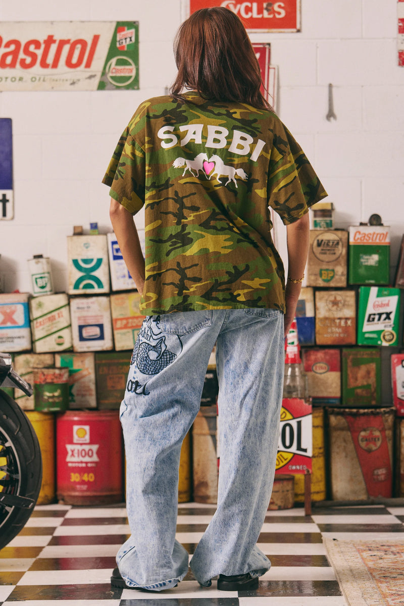 We Dont Hide The Crazy Regular Fit Tee - Camo PRE ORDER