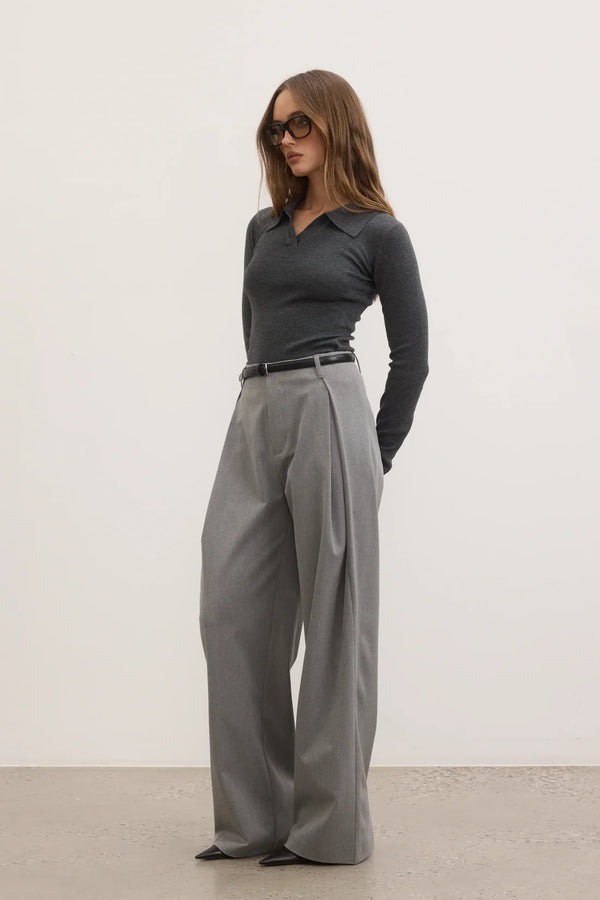 CHELSEA PANT - MOUSE