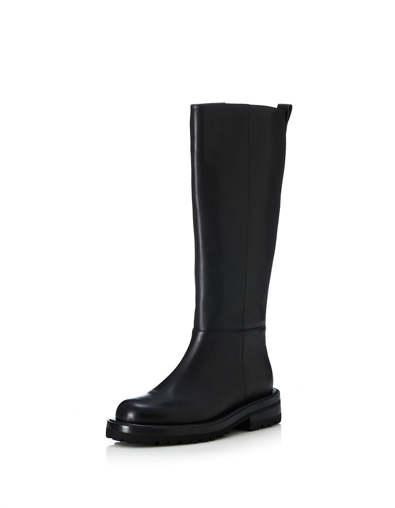 Sylvie Boot-Black Leather