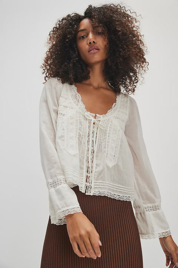 Forevermore Long-Sleeve Top - Ivory