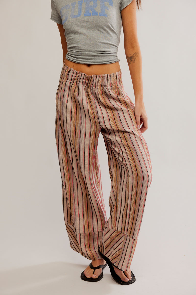 Day's End Stripe Pants - Neutral Combo