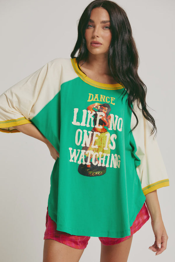 The Dance raglan Tee-Green