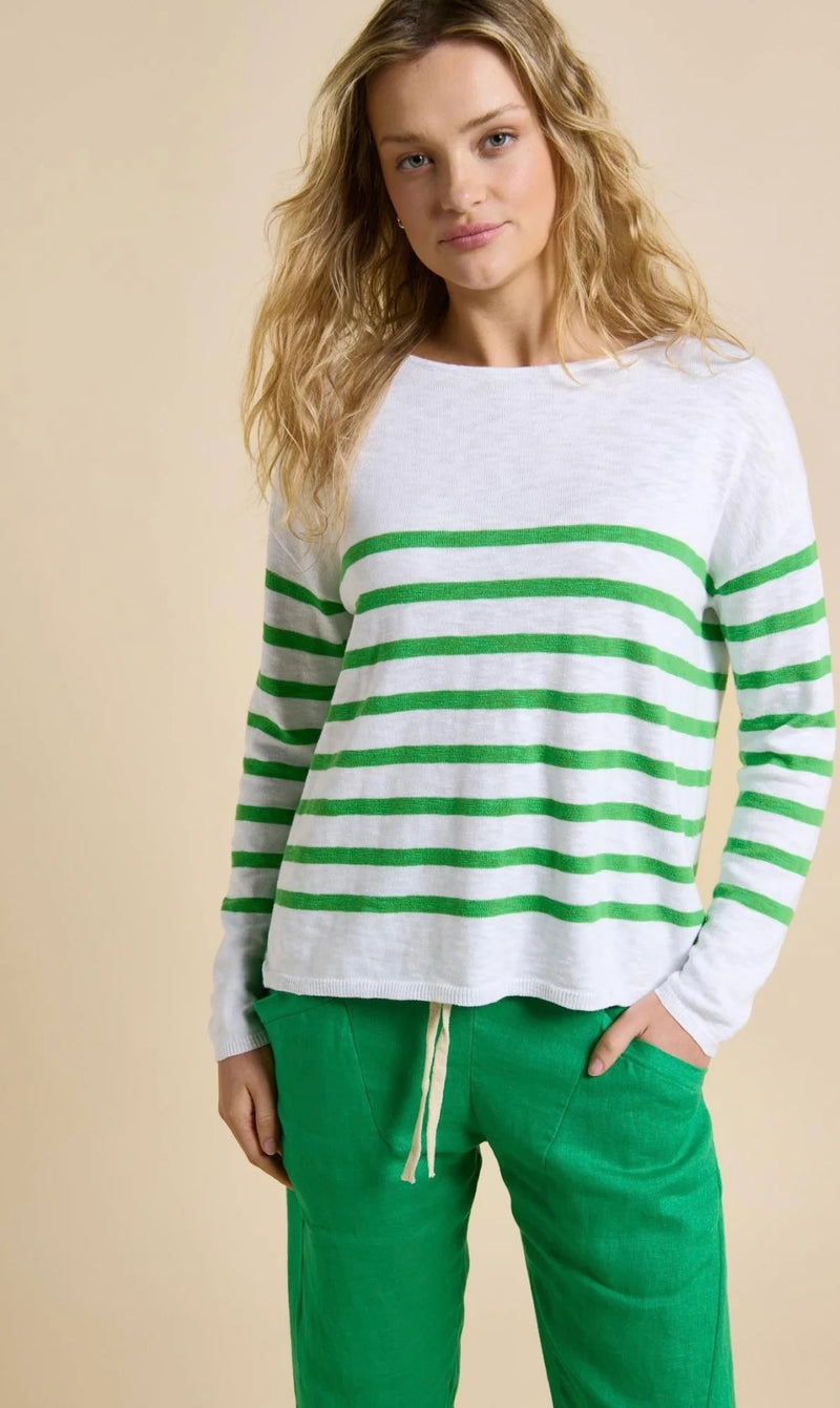 Luxe Linen Pants-Green