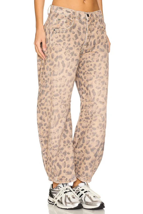 We The Free Good Luck Barrel Jeans-Brown Sugar