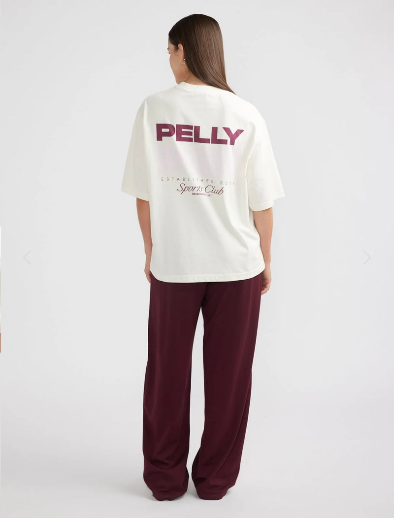 Tennis Logo Tee - Cream
