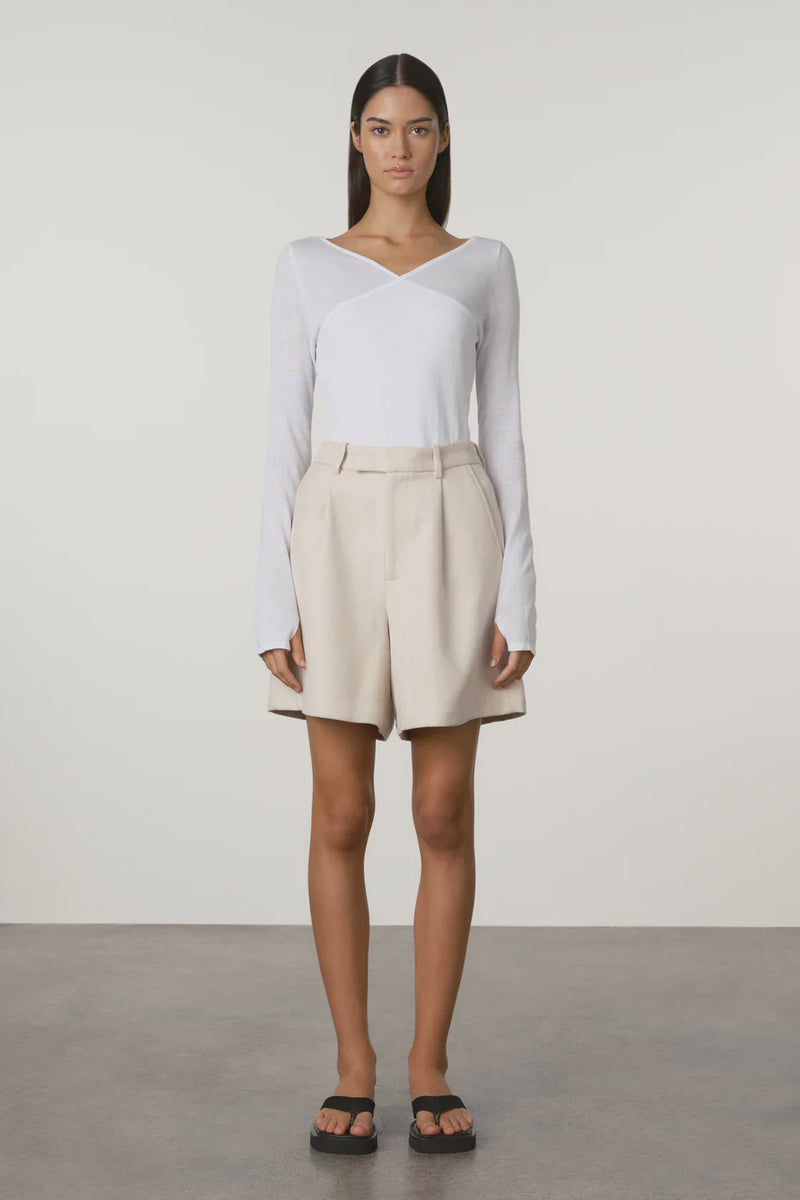 Tailored Twill Short-Husk