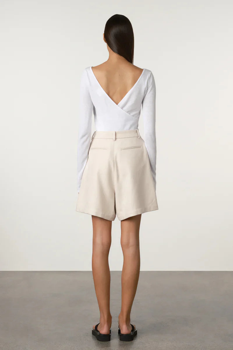 Tailored Twill Short-Husk