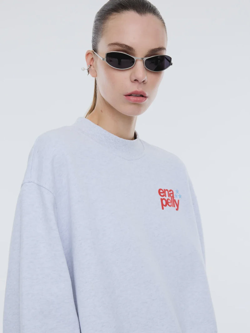 SPORT STUDIO SWEATSHIRT - WHITE MARLE