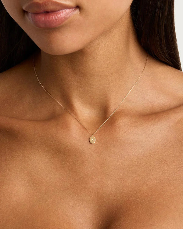 Shine Your Light Diamond Necklace - 14k Solid Gold