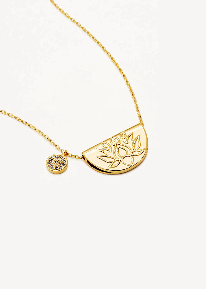 18k Gold Vermeil Lucky Lotus Necklace