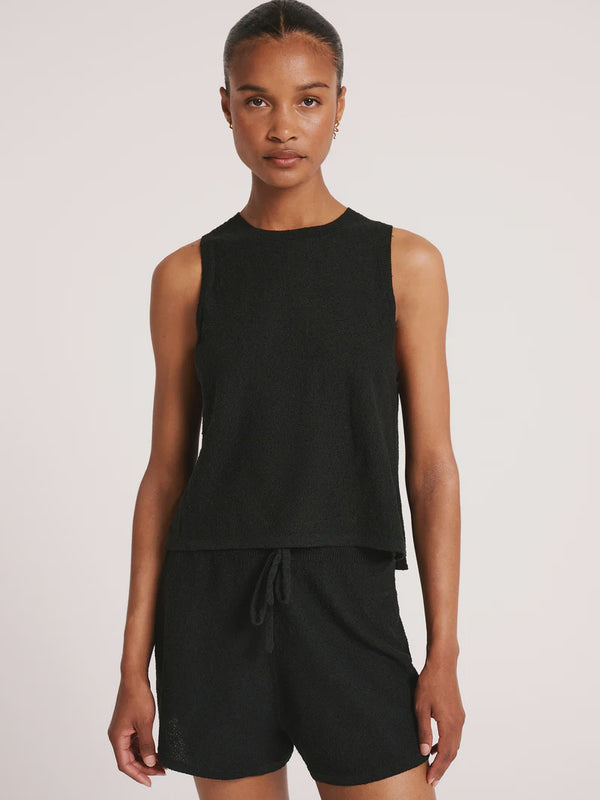 Zosia Knit Tank - Black