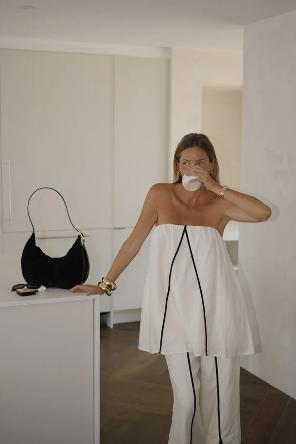 The Isha Top - Sea Salt