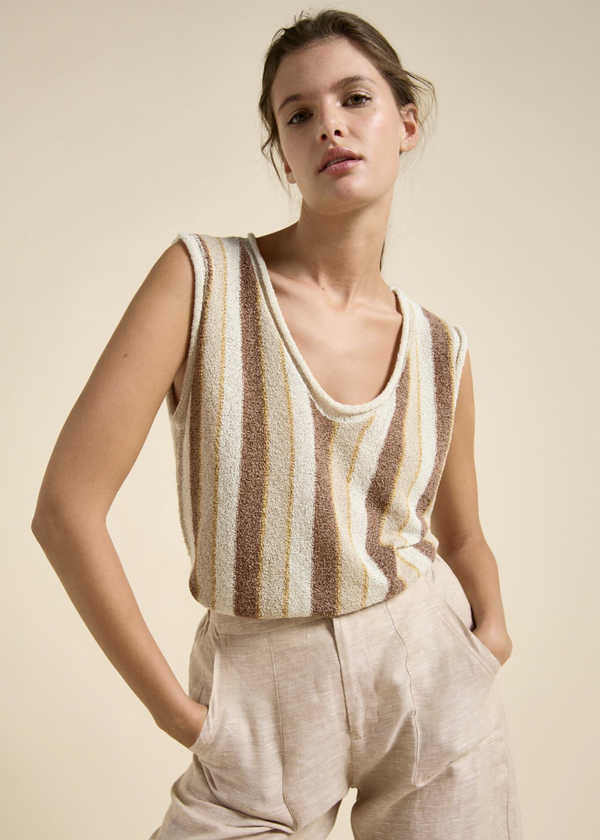 Clovelly Tank - Mocha