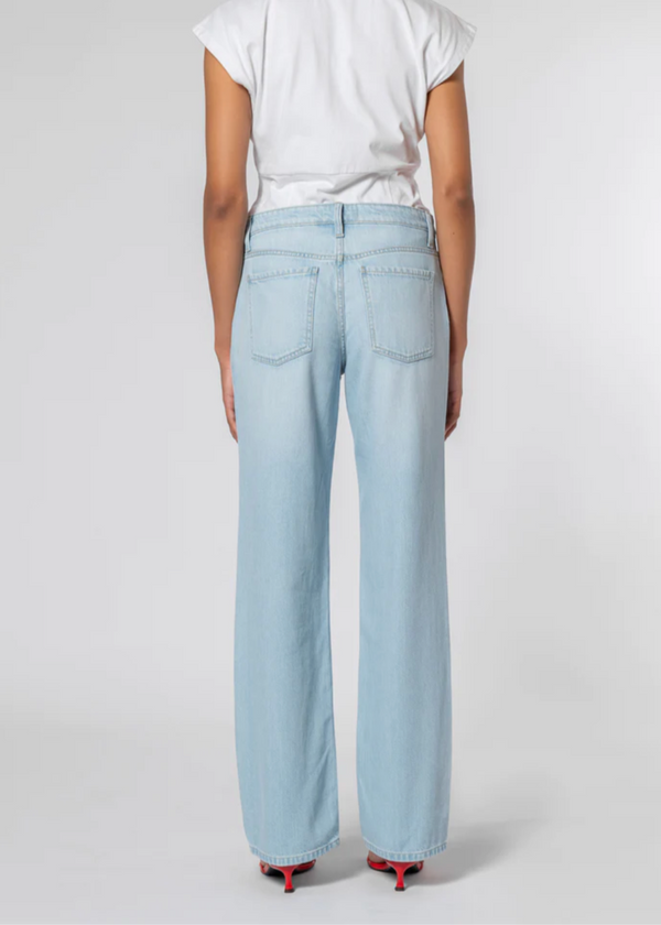 Nobody Denim Daria Jean Blue Silk in stock at Guanabana Boutique Darby Street, Newcastle.