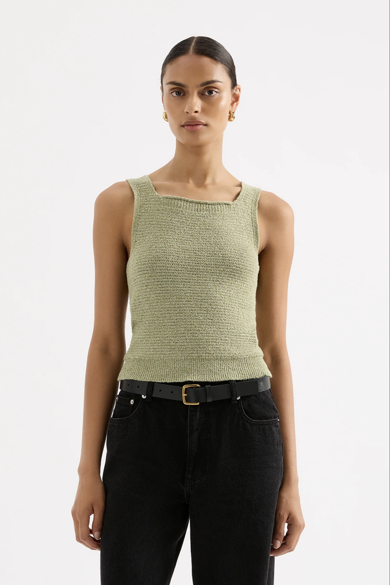 Miru Knit Tank - Lime