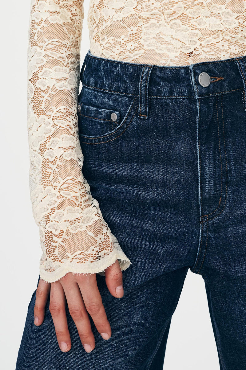Tonya Rose Lace Top - Butter Cream