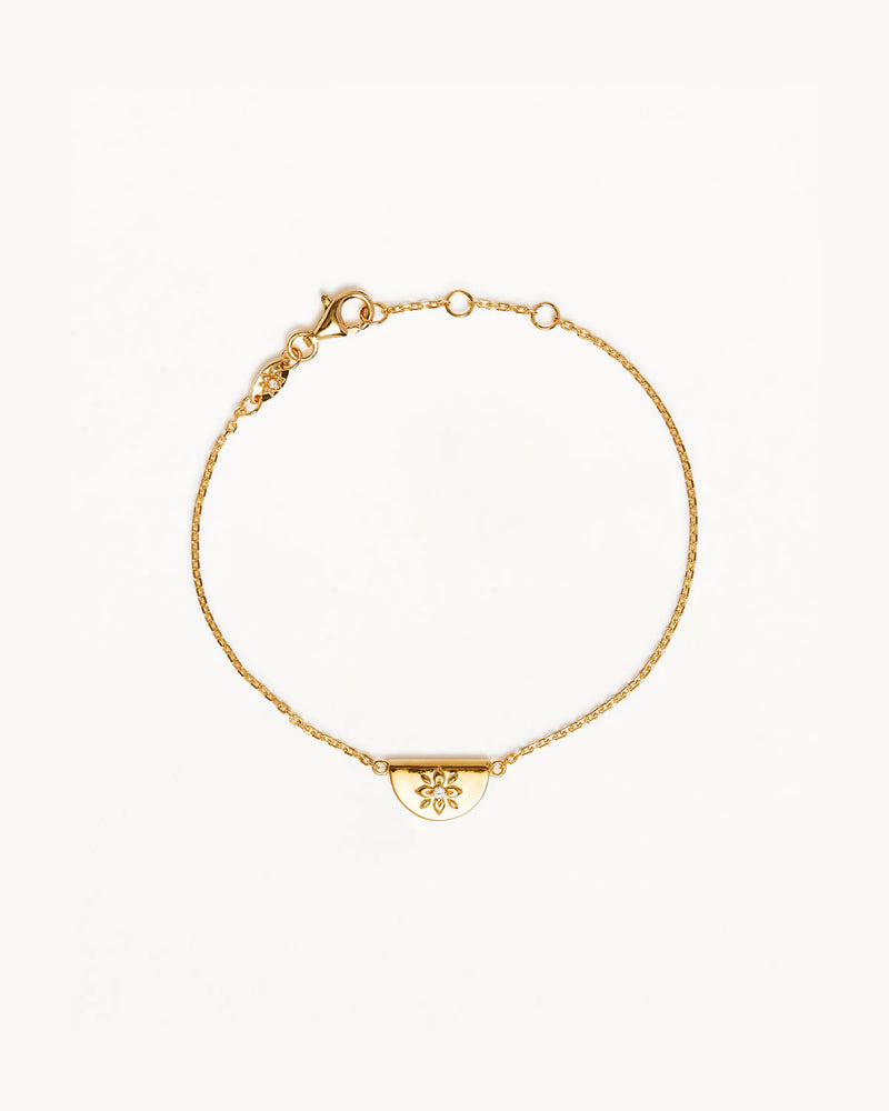 Lotus Bracelet - 18k Gold Vermeil