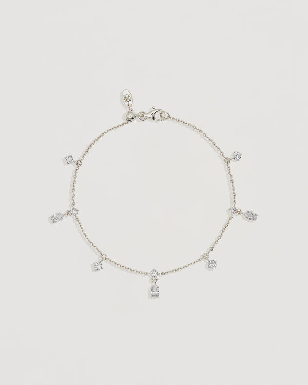 Sterling Silver No Rain, No Flowers Bracelet