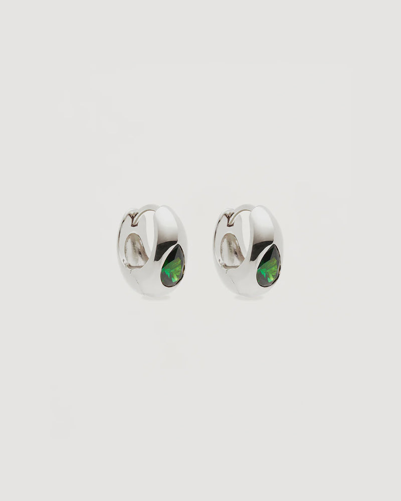 Magnetic Soul Hoops - Silver