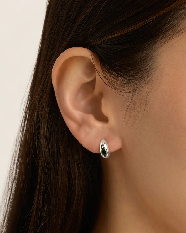 Magnetic Soul Hoops - Silver