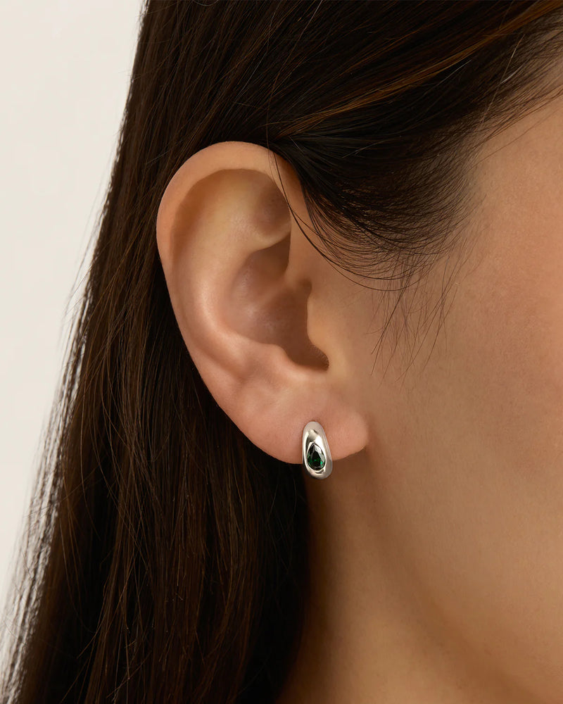 Magnetic Soul Hoops - Silver