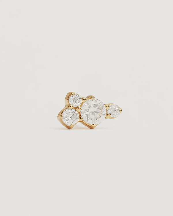 18k Gold Vermeil Mist Stud Earrings