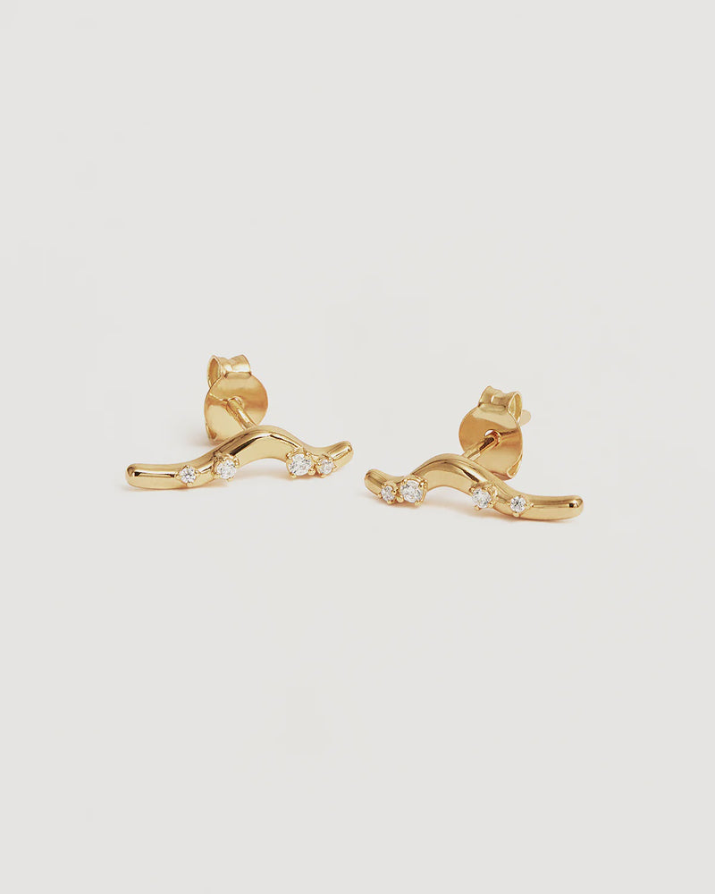 18k Gold Vermeil Chasing Tides Earrings