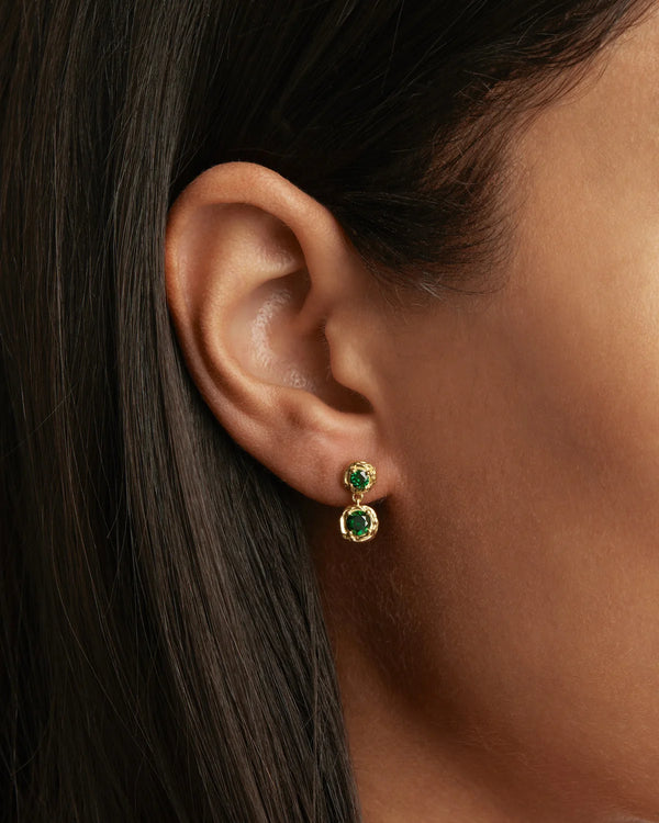 Gold Depth of You Drop Earrings