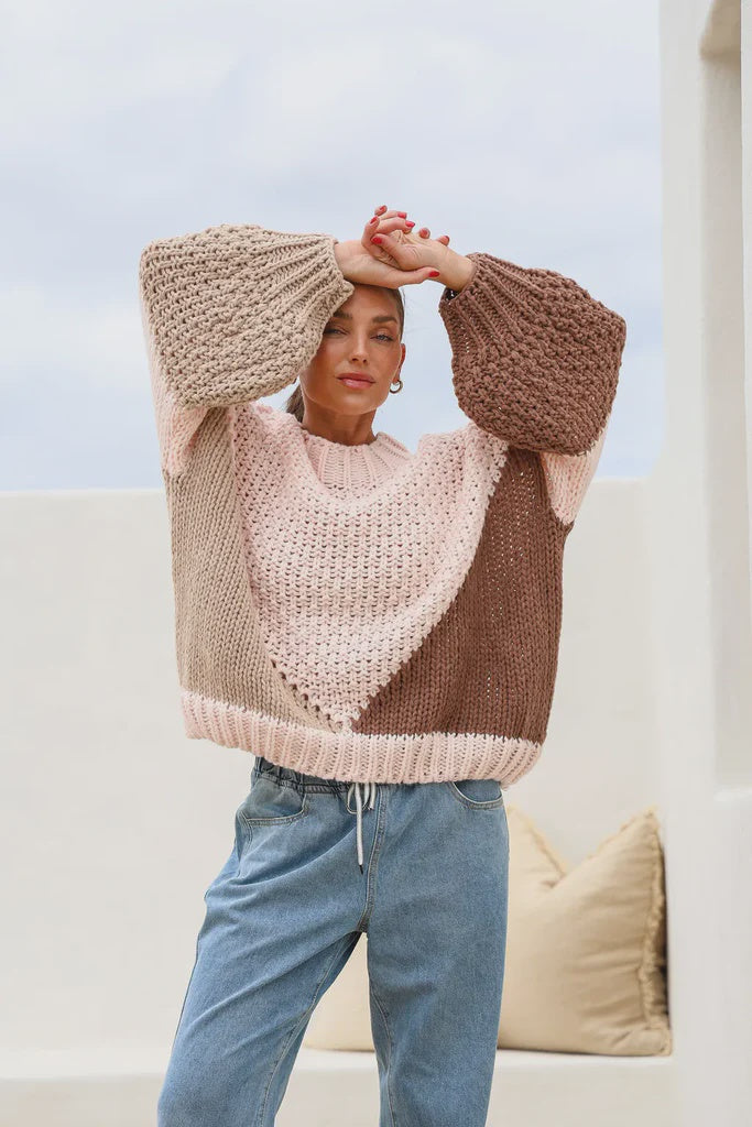 Getaway Knit - Pink Choc