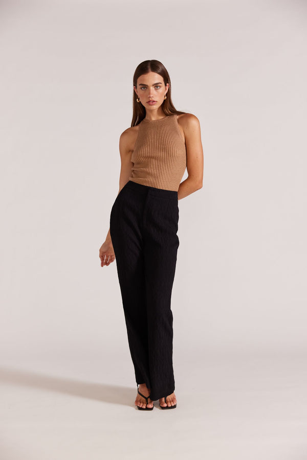 Edna Knit Tank - Mocha