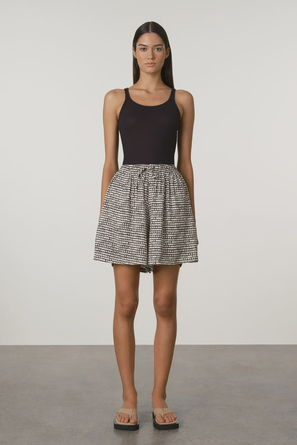 Spot Tencel Short