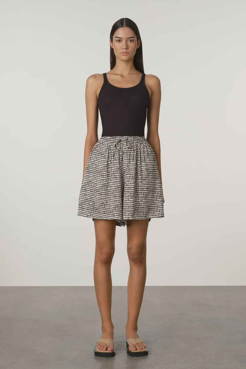 Spot Tencel Short