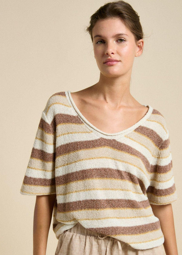 Clovelly Tee - Mocha