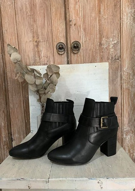 Misha Boot - Black Leather