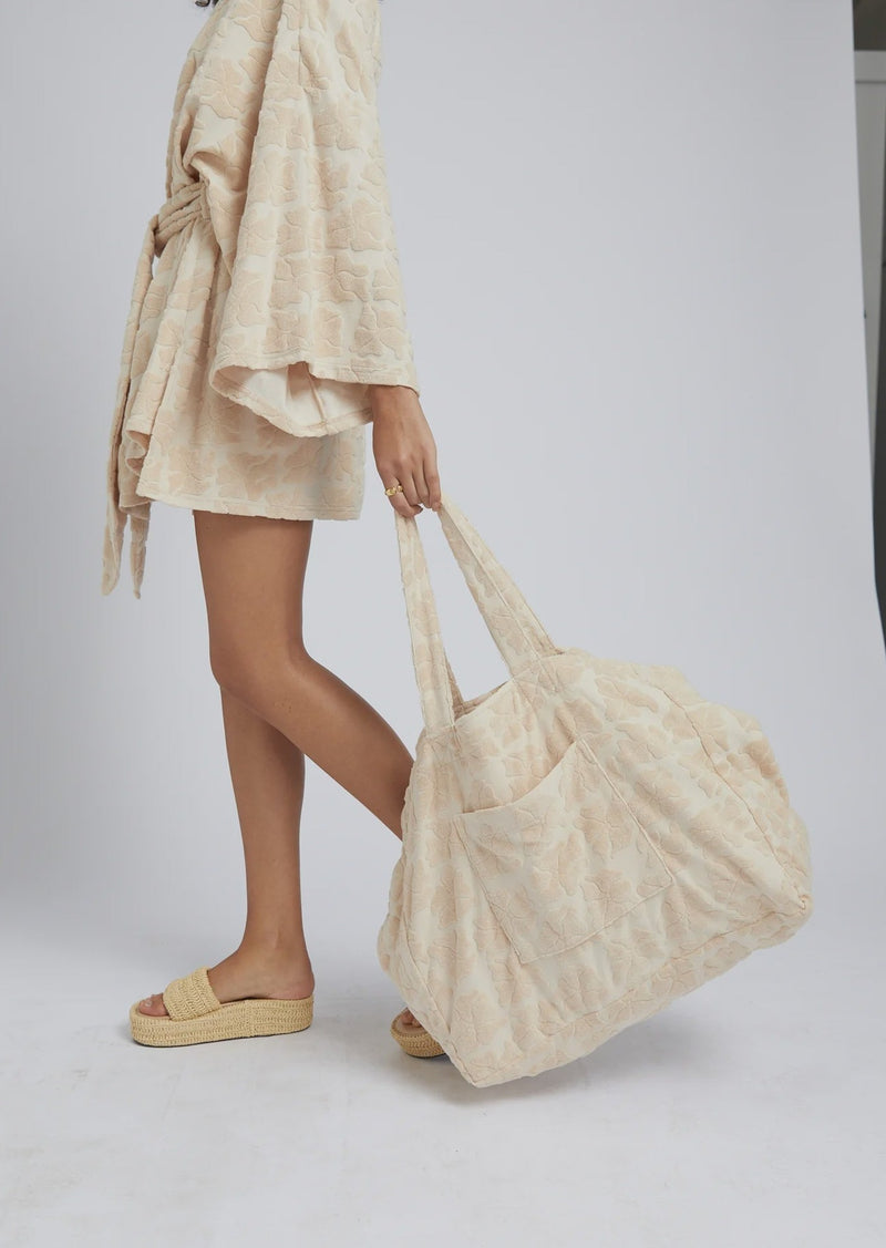 Terry Beach Tote - Sand