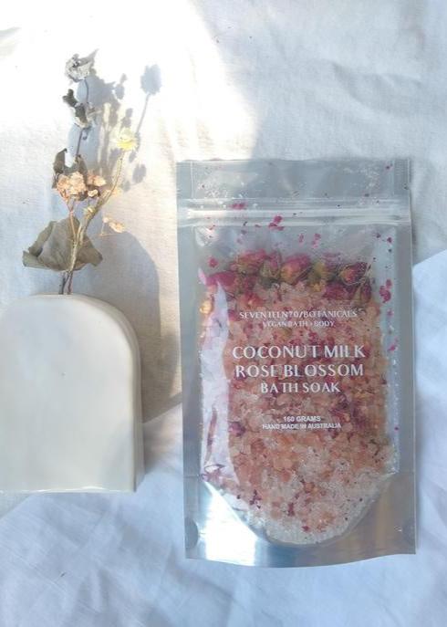 Coconut Milk Rose Blossom Bath Salt 200g