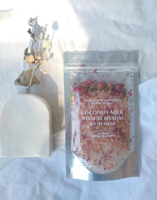 Coconut Milk Rose Blossom Bath Salt 200g