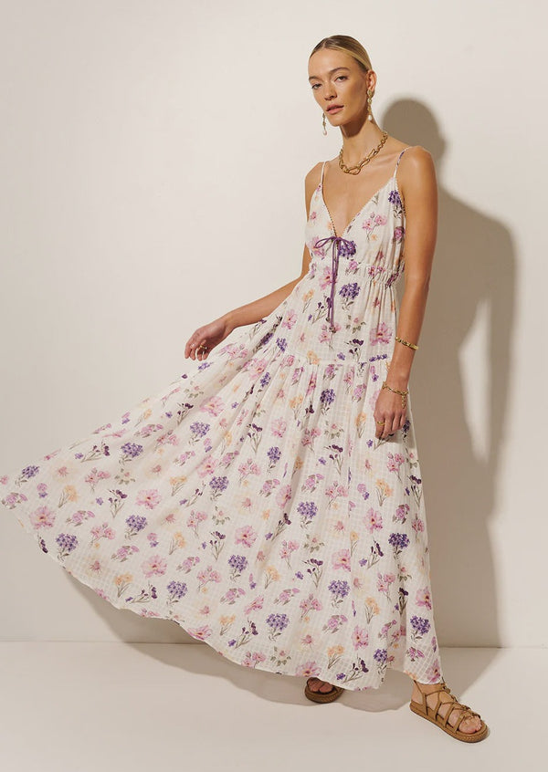 Phoebe Maxi Dress - Purple Floral