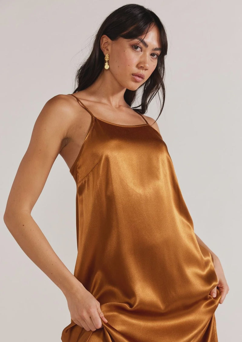 Rayna Maxi Dress - Copper