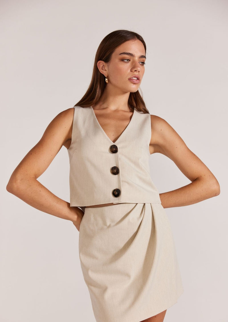 Leni Vest - Oat